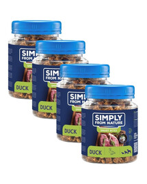 SIMPLY FROM NATURE Smart Bites Duck Trainers koertele 4x130 g