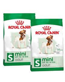 ROYAL CANIN Mini Adult 2x8kg kuivtoit täiskasvanud koertele, väikestele tõugudele
