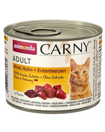 Animonda Carny Adult su vištiena ir antiena 0.2 kg