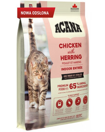 ACANA Indoor Entrée Cat 4,5 kg Kaalu säilitav kuivtoit igat tõugu kodukassidele.