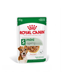 ROYAL CANIN Mini ageing 12+ 24x85 g märgtoit kastmes küpsetele üle 12-aastastele koertele, väikestele tõugudele