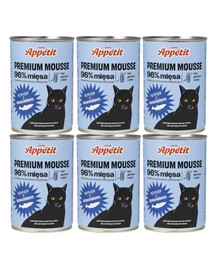 COMFY PREMIUM Mousse lõhega kassidele 6x400 g