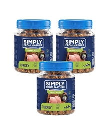 SIMPLY FROM NATURE Smart Bites hanetreenerid koertele 4x130 g
