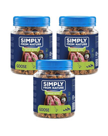 SIMPLY FROM NATURE Smart Bites hanetreenerid koertele 3x130 g