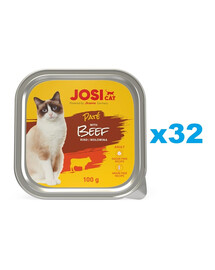 JOSERA JosiCat Veisepasteet kassidele 32x100g