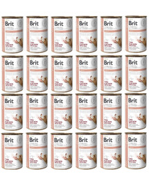 BRIT Veterinary Diet Renal Tuunikala&Lõhe&Hernes neerutoit koertele 24x400g