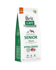 BRIT CARE Hypoallergenic Senior Lamb 12kg vanadele lambalihaga koertele