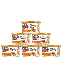 BUTCHER'S Classic Delicious Dinners konserveeritud vaht kana- ja kalkunilihaga 85 g  X 6