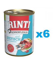 RINTI Kennerfleisch Sea Fish Merekalad  6x400 g