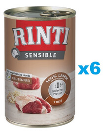 RINTI Sensible Lambaliha riisiga 6x400 g