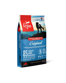 Orijen Original Dog 6 kg Teravaba täistoit igas vanuses koertele.