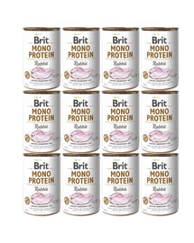 BRIT Mono Protein Rabbit 12x400 g monoproteiinist küülikute sööt