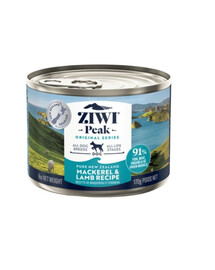 ZIWIPEAK Dog Original Series makrelli ja lambaliha märgtoit 170 g