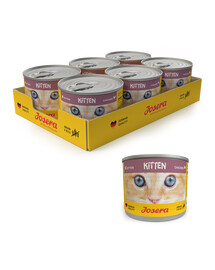 JOSERA Kitten Chicken märja kassipoegade toit 200g purk 6+1 TASUTA