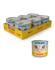 JOSERA Kitten Duck märg kassitoit 200g purk 6+1 TASUTA