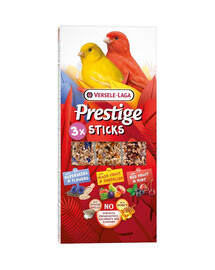 VERSELE-LAGA Prestige Sticks 3 erinevat pudelit kanarbiku jaoks 90g
