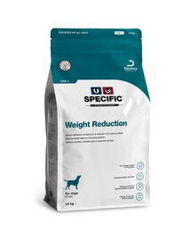 SPECIFIC Dog CRD-1 Kaaluvähendus 1,6 kg toit ülekaalulistele täiskasvanud koertele