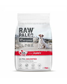 RAW PALEO Ultra Beef Mini Puppy 750g väikest tõugu veiseliha kutsikatele