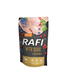 RAFI viirpuu, mustika ja jõhvikaga koertele 500 g