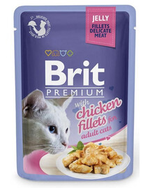 BRIT Premium Cat Fillets in Jelly kana 24x85g