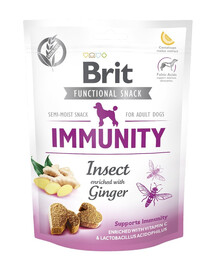 BRIT Care Dog Functional Snack immunity insect 150 g koera ravida putukatega immuunsuse saavutamiseks