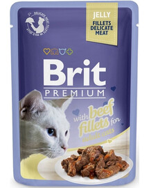 BRIT Premium Cat Delicate fileed želees veiselihaga kassidele 24x85g