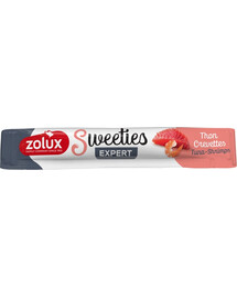 ZOLUX SWEETIES kreemjas kassi maiuspala tuunikala ja krevettidega 14 g
