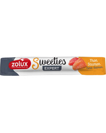 ZOLUX SWEETIES kreemjas kassi maiuspala tuunikala ja lõhega 14 g