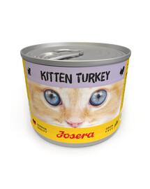 JOSERA Kitten kalkunite märja kassipojatoidu purk 200g