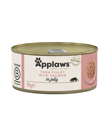 APPLAWS Cat Tuna Fillet & Salmon in Jelly tuunikala ja lõhe želees 70g