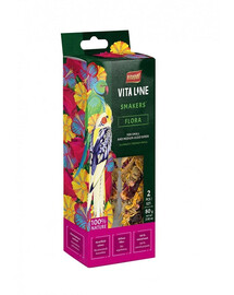 VITAPOL Vitaline Smakers Flora väikestele ja keskmise suurusega papagoidele 80 g
