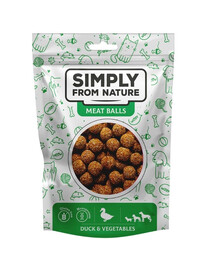 SIMPLY FROM NATURE Lihapallid pardi ja köögiviljadega koertele 80 g