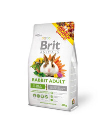 BRIT ANIMALS Rabbit Adult Complete 300g täiskasvanud küülikutele