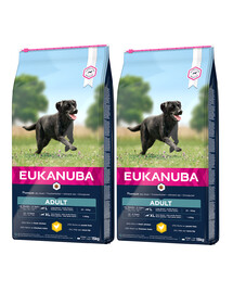EUKANUBA Active Adult Large Breed turtinga šviežia vištiena 30 kg (2 x 15kg)