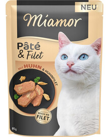 MIAMOR Pate and Filet with Chicken kanafilee tükid 85 g
