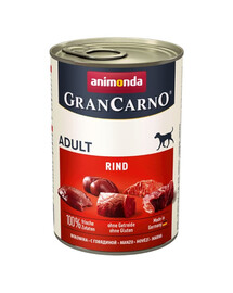 Animonda Grancarno Adult 400 g suaugusių šunų konservai su jautiena