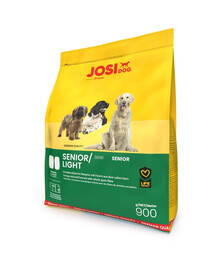 JOSERA JosiDog Senior Light 900 g vanematele ja vähem aktiivsetele koertele