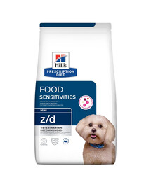 HILL'S Prescription Diet Canine z/d Mini Food Sensitivities 6 kg dla psów małych ras z wrażliwym układem pokarmowym