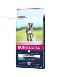 EUKANUBA teraviljavaba täiskasvanud suurte tõugude koeratoit 12 kg
