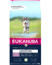 EUKANUBA Grain Free L Puppy Lamb 12 kg suurt tõugu kutsikatele