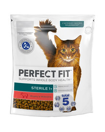 PERFECT FIT (Steril 1+) 750g loomaliharikas kuivtoit kassidele pärast steriliseerimist