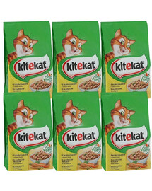 KITEKAT Kuiv kana ja köögiviljad 6x300g