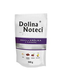 DOLINA NOTECI Premium rikkalikult küülikust jõhvikaga 10 x 500 g