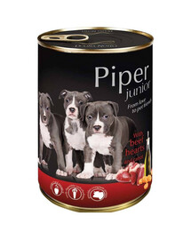 PIPER Junior Veiselihasüdamed ja porgandid kutsikatele 400 g