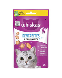 WHISKAS Dentabites 40 g hambaravi täiskasvanud kassidele