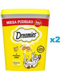DREAMIES Mega Box 2x350g maiuspala kassidele maitsva juustuga