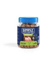 SIMPLY FROM NATURE Smart Bites Kodulinnuliha treenerid koertele 130 g