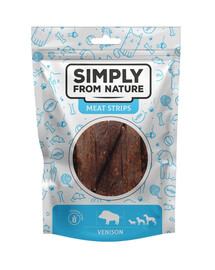 SIMPLY FROM NATURE Meat Strips Jahiliharibad koertele 80 g