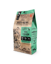 WIEJSKA ZAGRODA Indyk z królikiem chrupki S 2 kg