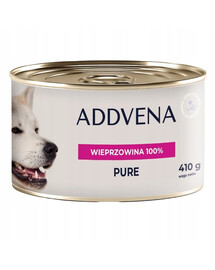ADDVENA Moist Pure 100% Wieprzowina 410 g monoproteinowa mokra karma dla psów